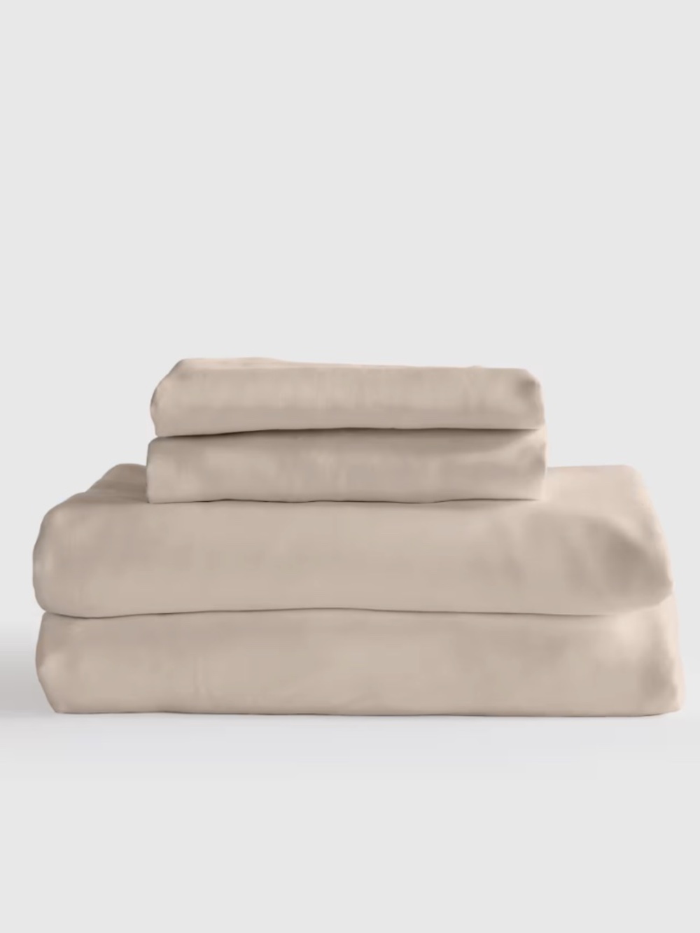 Bamboo 4 piece Sheet Set Sand Tan queen